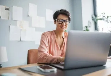 A warm everyday workspace moment for social media content